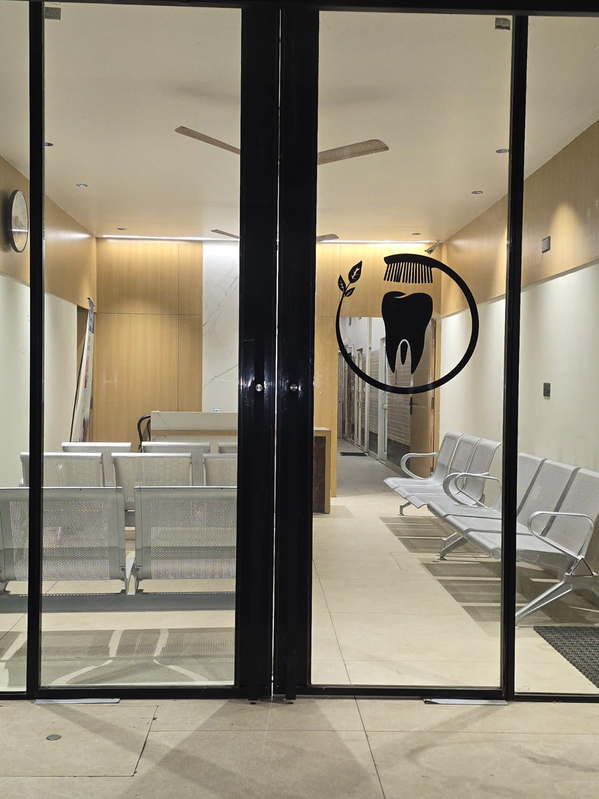 Clinic entry gate